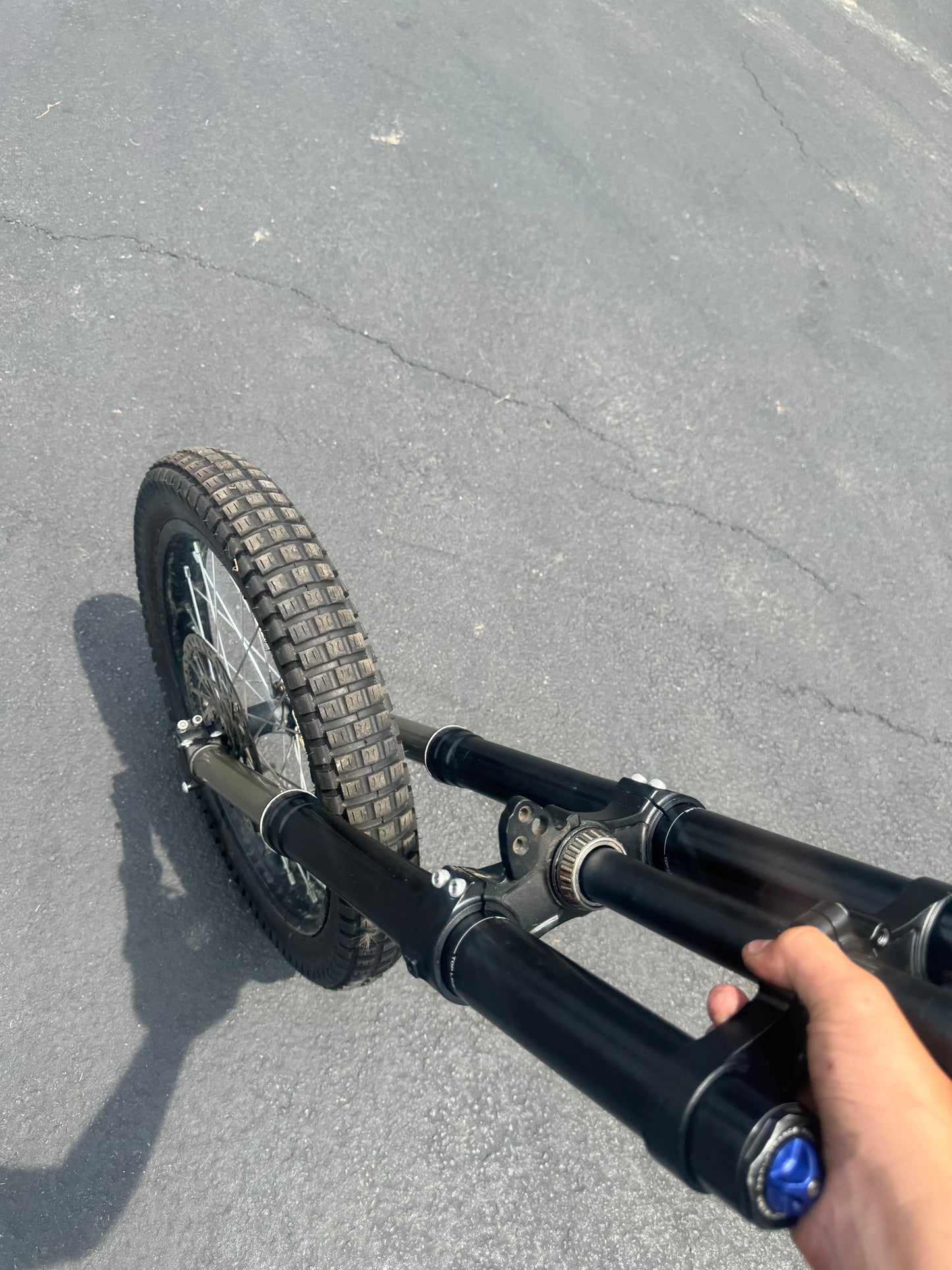 Talaria xxx front forks and triple clamps