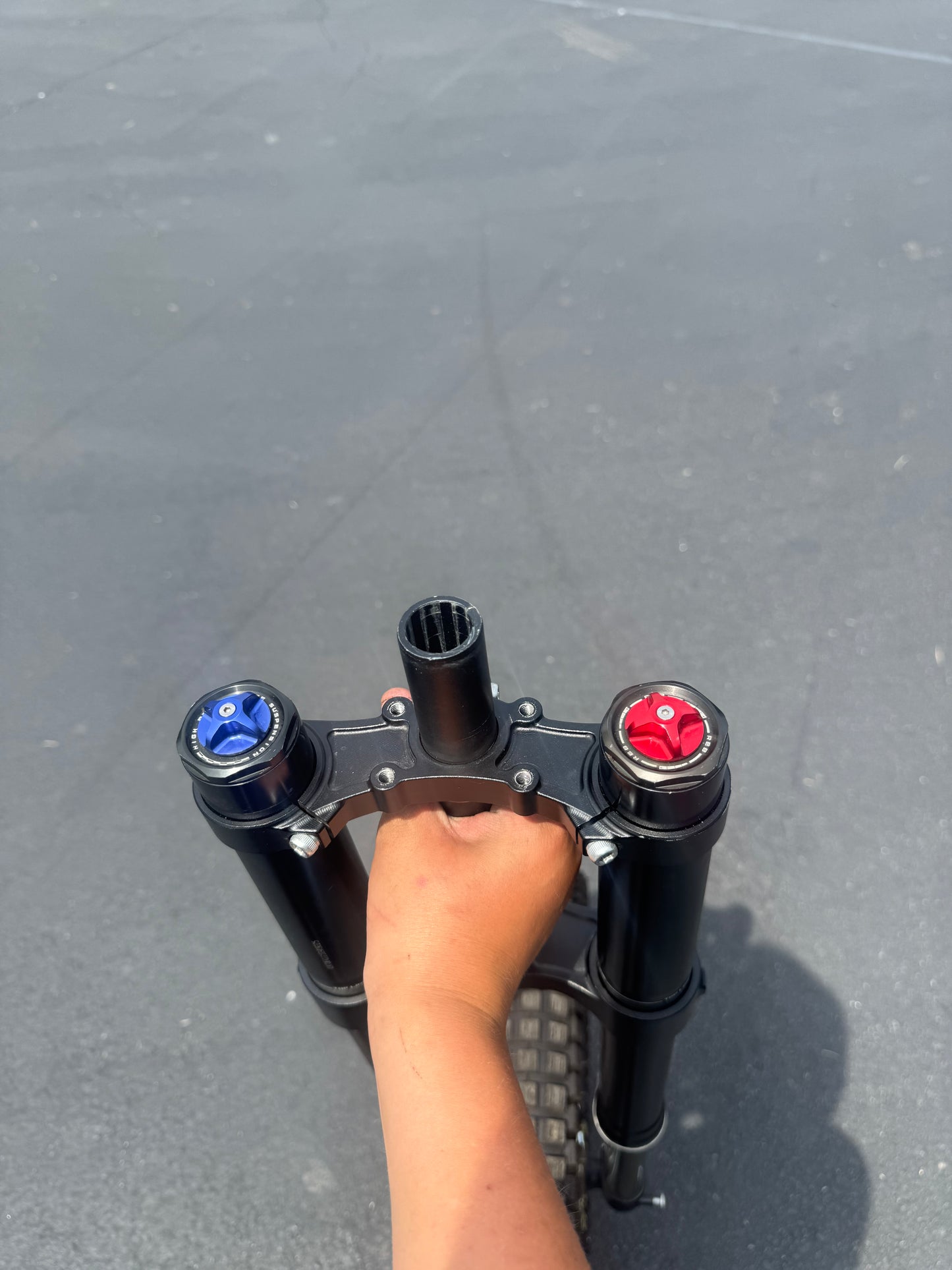 Talaria xxx front forks and triple clamps