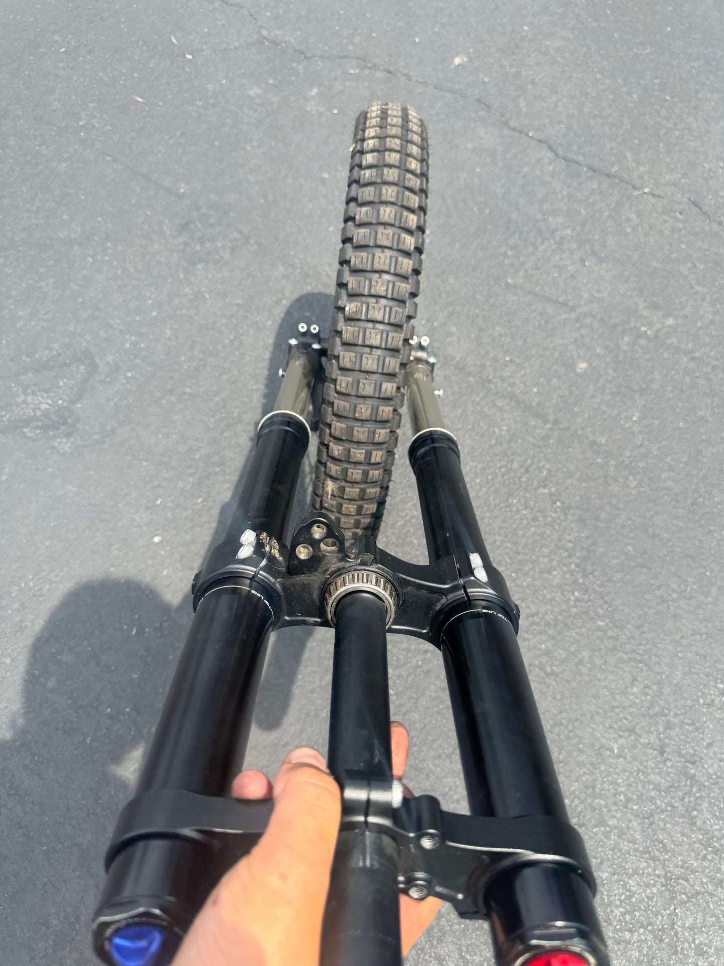 Talaria xxx front forks and triple clamps
